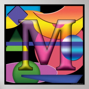Poster La lettre M