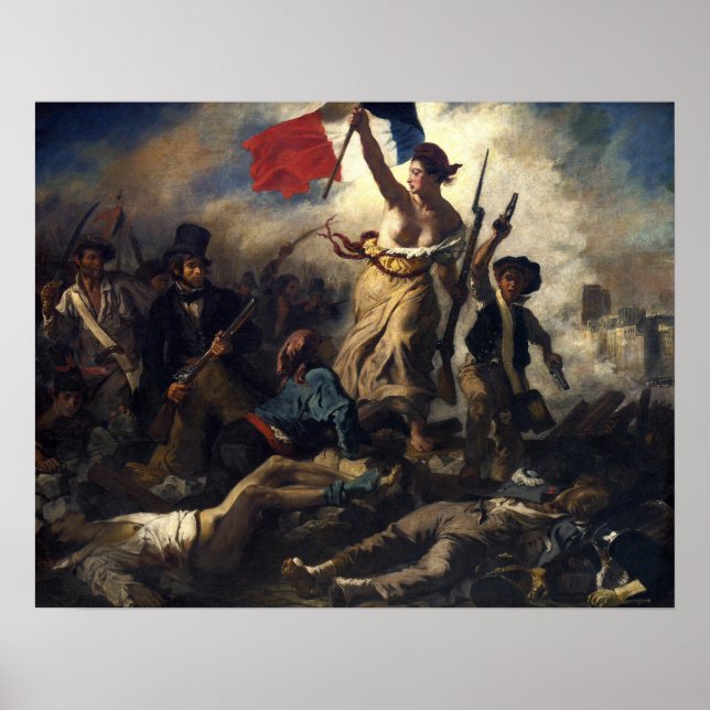 Poster La liberté à la tête du peuple (Devant)