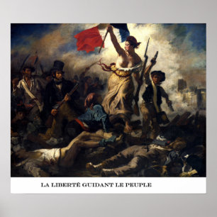 Poster La liberté à la tête du peuple