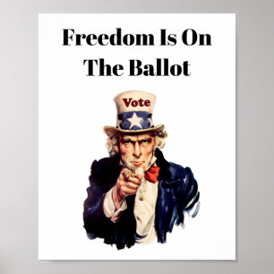 Poster La Liberté Est Au Vote En 2026