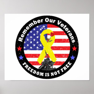 POSTER LA LIBERTÉ N'EST PAS LIBRE