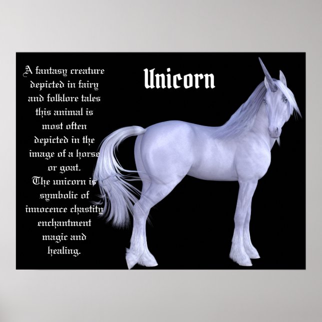 Poster La licorne (Devant)