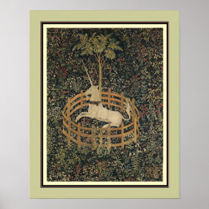 Poster "La licorne en captivité" ca. 1495-1505