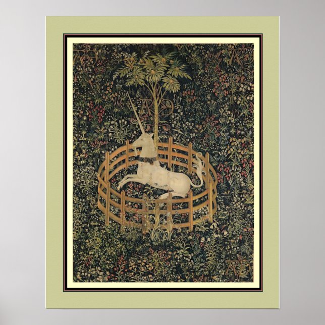 Poster "La licorne en captivité" ca. 1495-1505 (Devant)