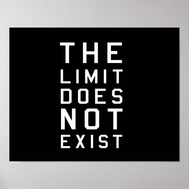 Poster La Limite N'Existe Pas (Devant)