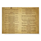 La Litanie pour l'humilité.