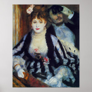 Poster La Loge par Auguste Renoir Beaux Arts Imprimer