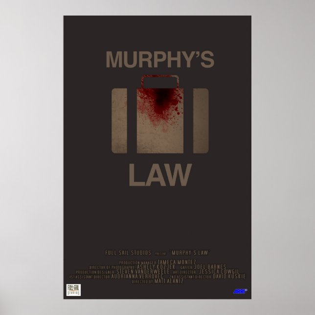 Poster La loi de Murphy (Devant)