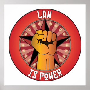 Poster La loi est le pouvoir
