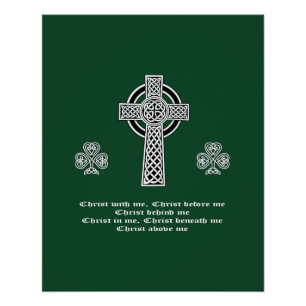 Poster La Lorica de la prière de Saint Patrick (court)