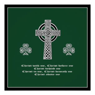 Poster La Lorica de la prière Saint Patrick (courte)