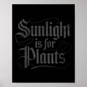 Poster La lumière du soleil est pour les plantes