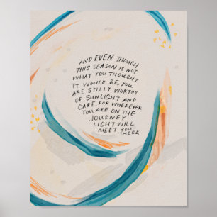 Poster "La lumière vous y rencontrera..."