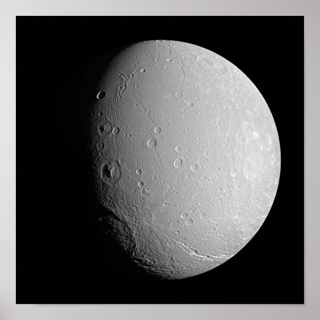 Poster La lune de Saturne Dione 2 (Devant)