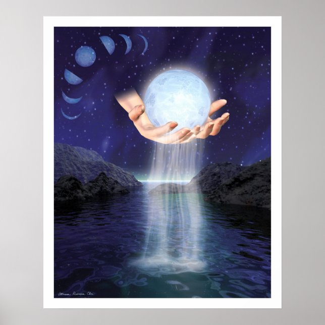 Poster La Lune entre ses mains (Devant)