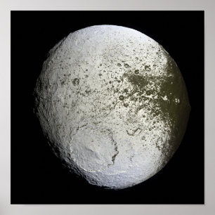 Poster La lune Iapetus 2 de Saturn