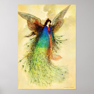 Poster La Lune Maiden Japonaise Fée