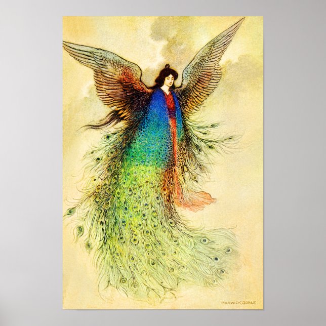 Poster La Lune Maiden Japonaise Fée (Devant)