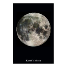 La Lune sur un champ de Noir