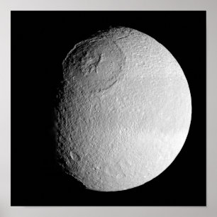 Poster La lune Tethys 2 de Saturn