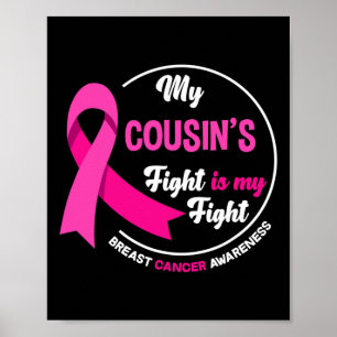 Poster La lutte de Cousin est ma lutte contre le cancer d