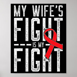 Poster La lutte de ma femme est ma lutte contre le cancer