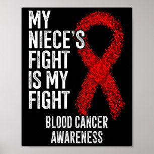Poster La lutte de ma nièce est ma lutte contre le cancer