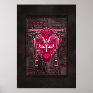 Poster La machine : Jeune mariée de flipper de Pinbot