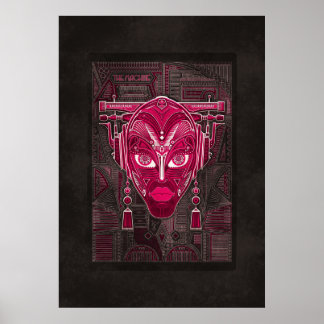 Poster La machine : Mariée de Pinbot Pinball