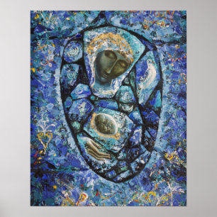 Poster " La Madone Bleue "