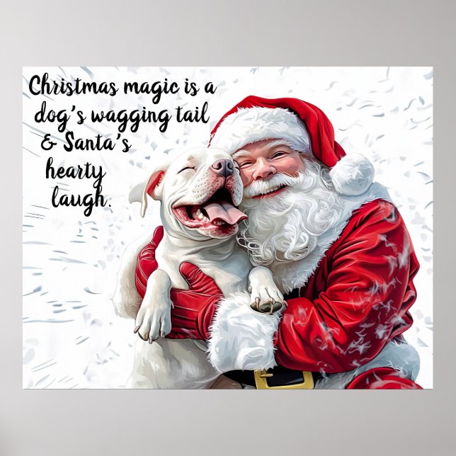 Poster La magie de Noël est une traînée de chien et Père  (Devant)