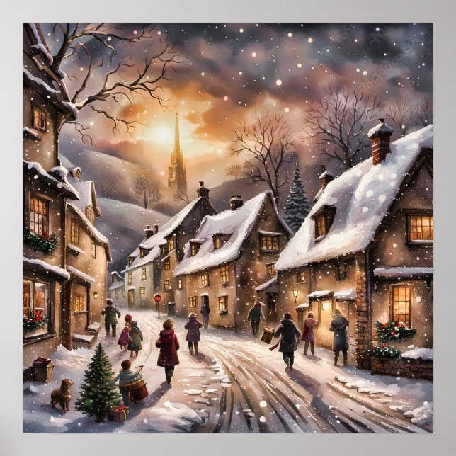 Poster La magie de Noël s'anime (Devant)