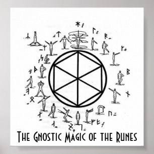 Poster La magie gnostique des runes