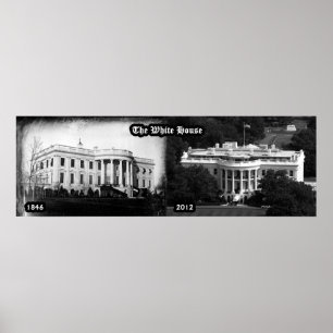 Poster La Maison Blanche - 1846 & 2012