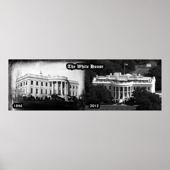 Poster La Maison Blanche - 1846 & 2012 (Devant)