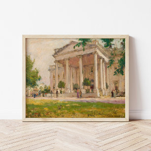 Poster La Maison Blanche   Colin Campbell Cooper