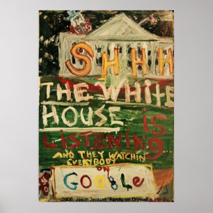 POSTER LA MAISON BLANCHE ÉCOUTE