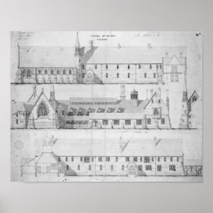 Poster La Maison de la miséricorde, Clewer, c.1853
