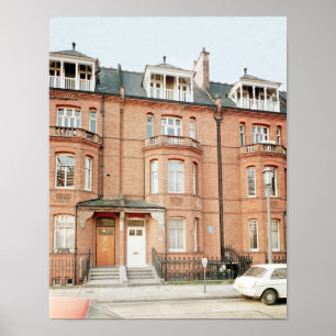 Poster La maison d'Oscar Wilde dans la rue de Tite,