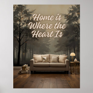 Poster La maison est là où le coeur est