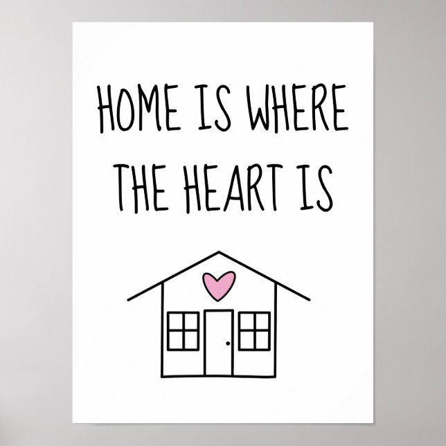 Poster La maison est là où le coeur est (Devant)