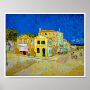 Poster La Maison Jaune, Van Gogh