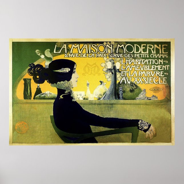 Poster La Maison Moderne - Art Nouveau (Devant)