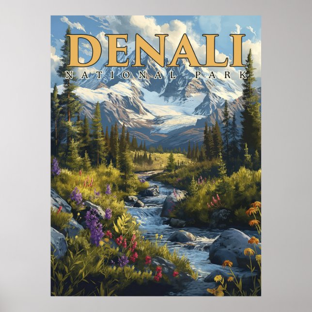 Poster La Majesté du Denali - Une aventure dans le parc n (Devant)