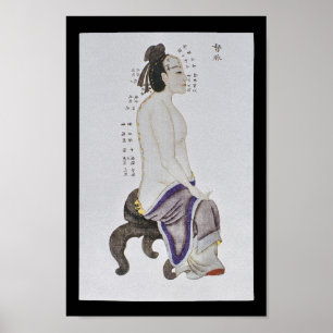 Poster La Manche d'Acupuncture Du Mai Meridian