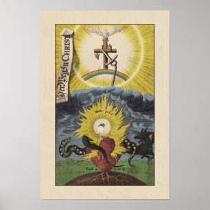 Poster "La manière à l'affiche du Christ" Jacob Bohme