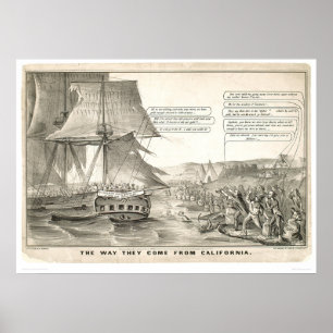Poster La manière ils viennent à la Californie (0476A)