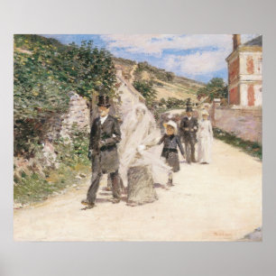 Poster La Marche Nuptiale par Robinson, Jeunes Mariés de 