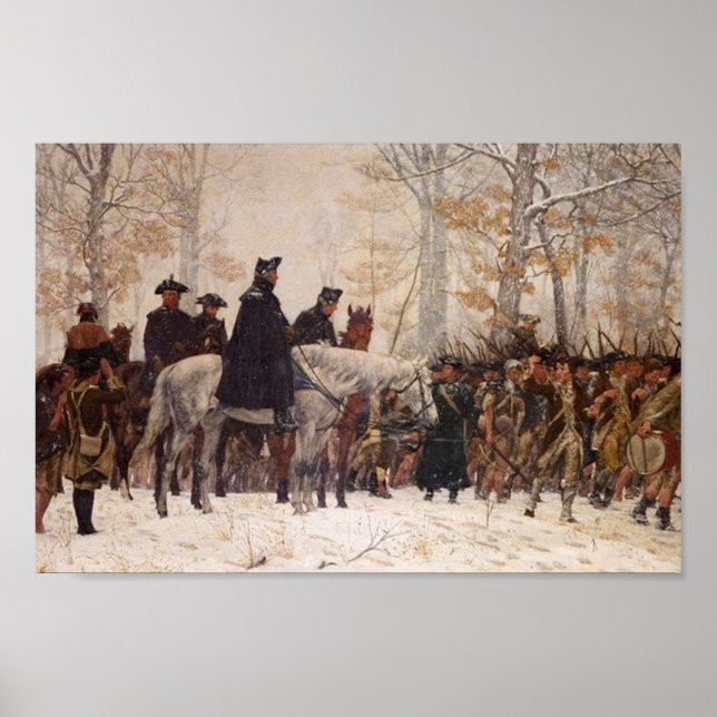 Poster La marche vers la Forge de Vallée 1777 Par William (Devant)