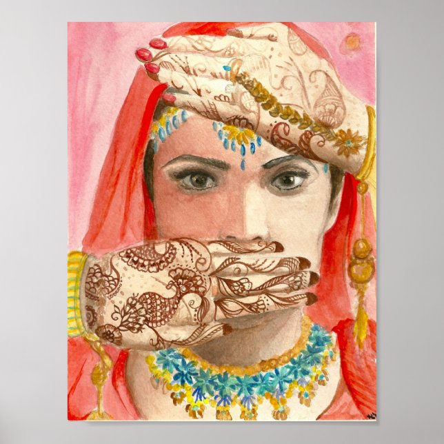 Poster La mariée au henné (Devant)